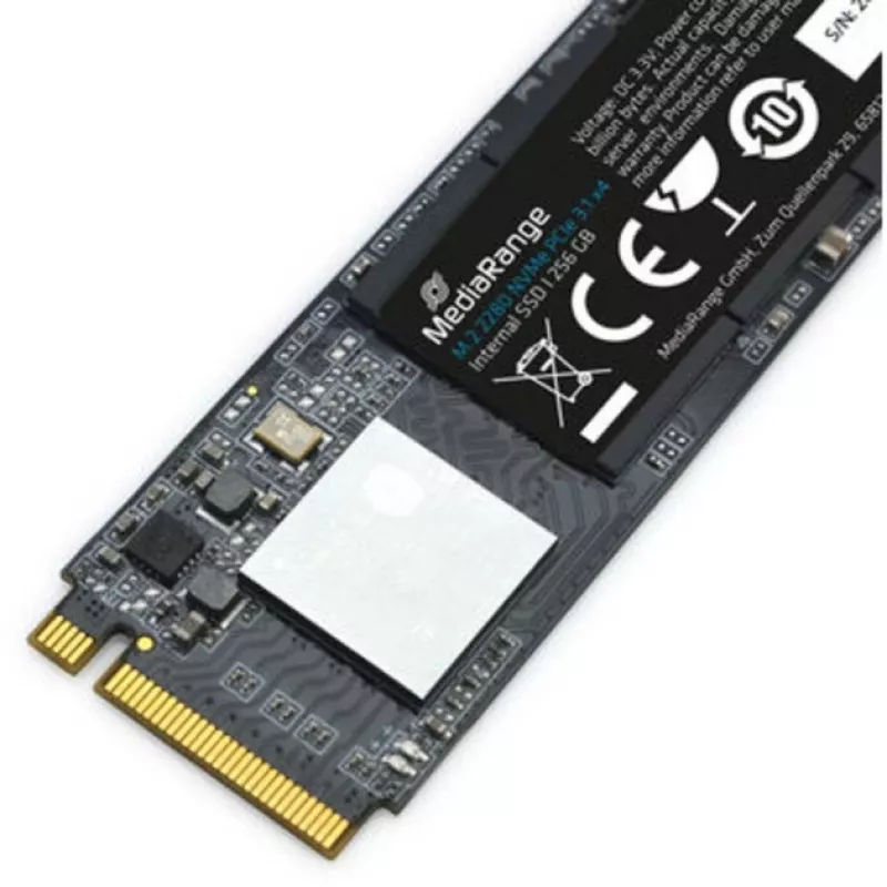 MediaRange MR1031 unidad de estado sólido interna M.2 256 GB PCI Express 3.1 3D-TLC-NAND NVMe (MR1031)