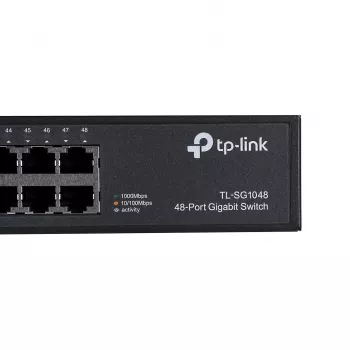 TP-Link TL-SG1048 no gestionado Gigabit Ethernet (10/100/1000) 1U negro