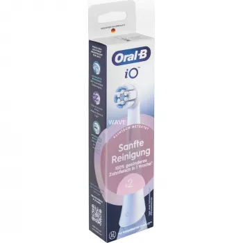 Cabezales de cepillo para cepillos de dientes eléctricos Oral-B iO Gentle Cleaning blanco, pack de 2
