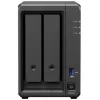 Servidor de almacenamiento NAS SYNOLOGY DP320 sobremesa R1600, 8 GB RAM, 16 TB, 2 bahías, soporte HDD, RAID, negro
