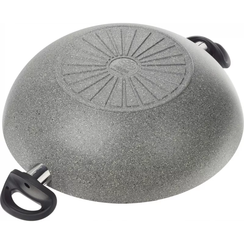 Sartén wok Ballarini Ferrara FERR8KD.36D 36 cm, revestimiento de granito, dos asas y tapa