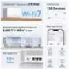 Sistema Wi-Fi Mesh TP-LINK Mercusys Halo H25BE (Wi-Fi 7, doble banda 2,4/5 GHz, 2880 Mbps) pack de 2, 3 antenas internas, blanco