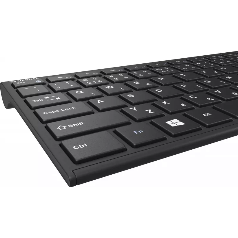 Teclado inalámbrico YENKEE YKB 2000 CSBK – diseño delgado y compacto, conexión inalámbrica