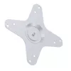 Placa adaptadora WANBO SOPORTE DE TECHO ACCESORIO aluminio plateado 170x170mm