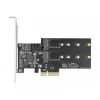 Tarjeta SATA y M.2 PCI Express DeLOCK 3 puertos SATA y 2 ranuras M.2 Key B