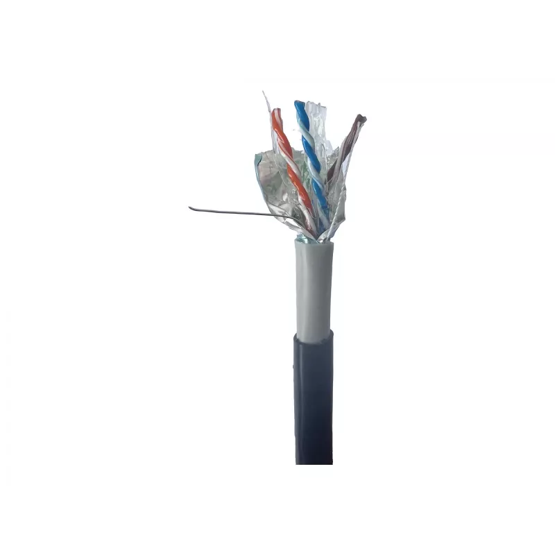 Cable de red Gembird FPC-6004GE-SO-OUT 305 m Cat6 F/UTP negro