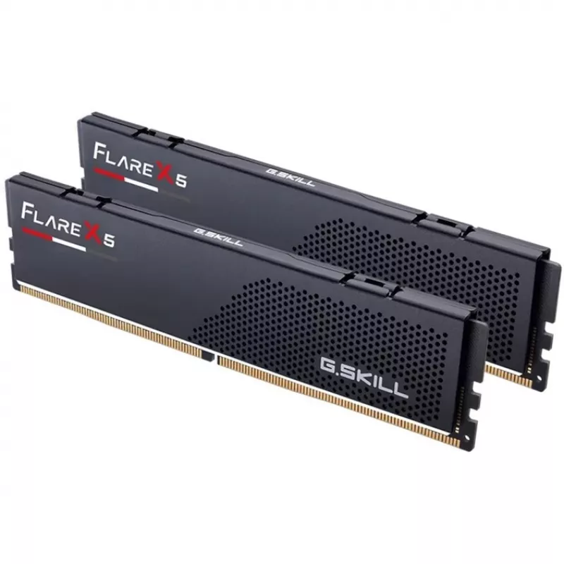 DIMM 64 GB DDR5-5600 (2x 32 GB) Dual-Kit, memoria RAM negra, F5-5600J3636D32GX2-FX5, Flare X5, AMD EXPO