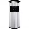 Papelera Durable 333023 17 L redonda metal plata