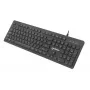 Manhattan Teclado USB gaming, Low Force Key Edition, 12 teclas multimedia, retroiluminación LED Rainbow, USB-A, negro, caja retail (distribución alemana)