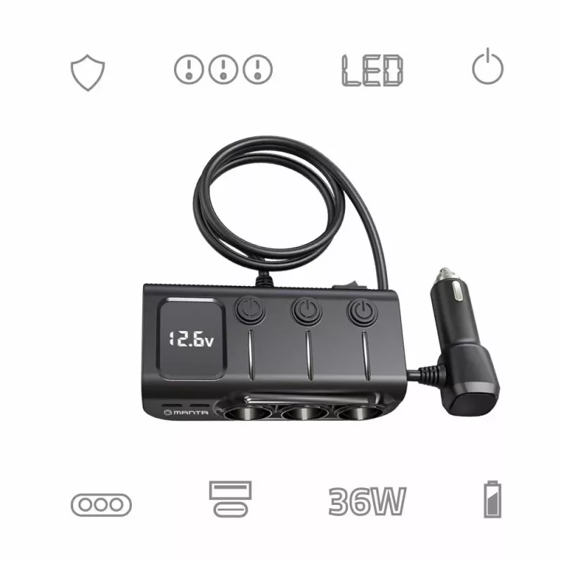 Cargador portátil MANTA MCC201T CARI PRO — MPN MCC201T