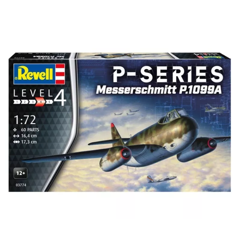 Maqueta de plástico avión REVELL Messerschmitt P.1099A-P-SER escala 1/72
