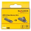 Memoria flash USB DeLOCK 54012 256 GB USB Type-C gris