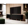 Mueble RTV Cama PAFOS 150x42x52 negro mate