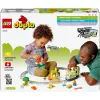 Set de tren de juguete LEGO DUPLO Tren de aventuras interactivo 10427, 57 piezas, 2 minifiguras, para niños a partir de 2 años