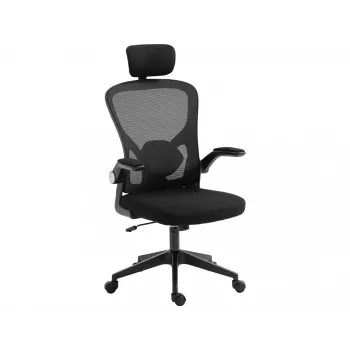 Silla gaming Sandberg ErgoFusion Basic asiento acolchado respaldo de malla negro