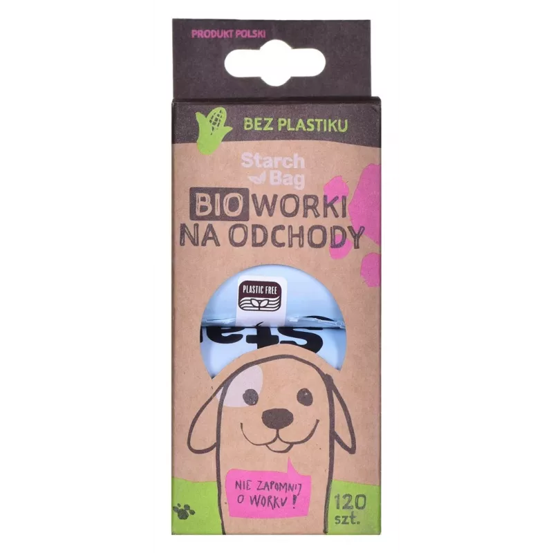 STARCH BAG - Bolsas para excrementos de perro - 8 x 15