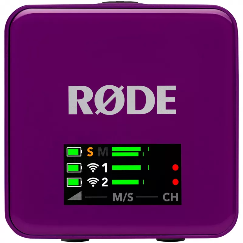 RØDE Wireless GO III Morado – sistema de micrófono inalámbrico (morado)
