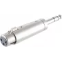 Adaptador de audio ShiverPeaks conector hembra XLR a conector macho jack 6,3 mm (1/4 pulgadas) TRS BS55035, conector hembra estéreo