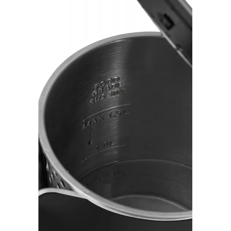 Hervidor de agua de doble pared 1,5 L Concept negro RK 3301
