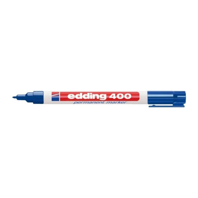 Rotulador permanente Edding 400 azul