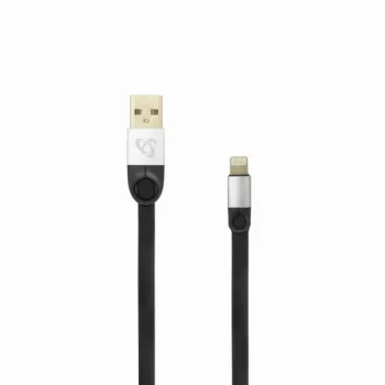 Sbox USB 2.0-8-Pin/2.4A negro/plateado