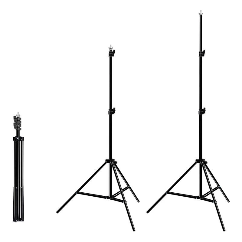 Set de pies de fondo Puluz PKT5204 2×2 m con 3 fondos — set de pies de fondo de estudio