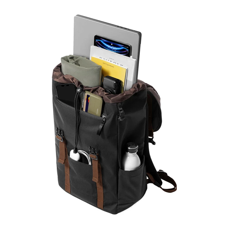 Mochila para portátil Tomtoc VintPack-TA1, capacidad 22 L, compatible con hasta 15,6