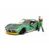 Coche Jada Toys Street Fighter 1969 Chevrolet 1:24 metal verde