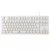 Baracuda Krill teclado gaming de membrana blanco KRILL-W, US, USB