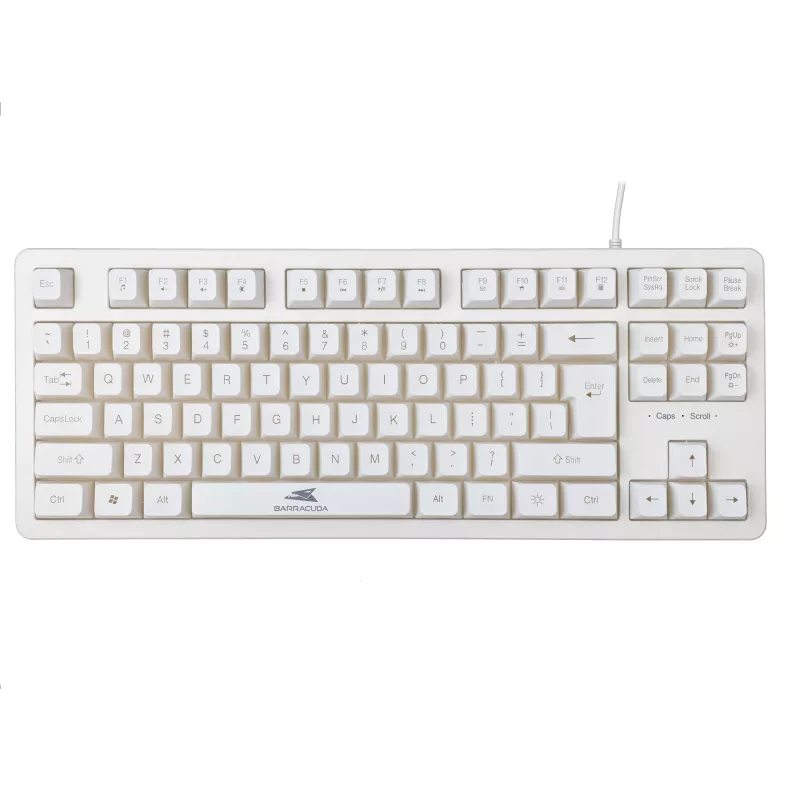 Baracuda Krill teclado gaming de membrana blanco KRILL-W, US, USB
