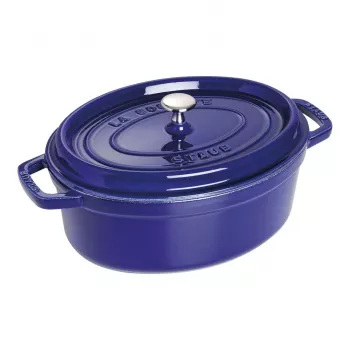 Cocotte de hierro fundido Staub 4,25 L, 29 cm, azul