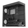 Caja de PC HAVN HS 420 VGPU, torre Midi, E-ATX, cristal templado, cable riser PCIe 5.0 - negra
