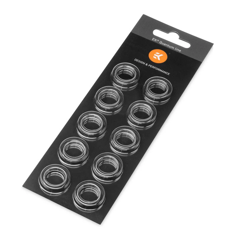 O-Ring EK Water Blocks Aluminio Plata 10 uds.
