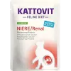 Comida húmeda para gatos KATTOVIT Niere/Renal 85 g bolsa – 12 x 85 g, ave (ternera, pollo, pato, pavo) para gatos adultos con insuficiencia renal