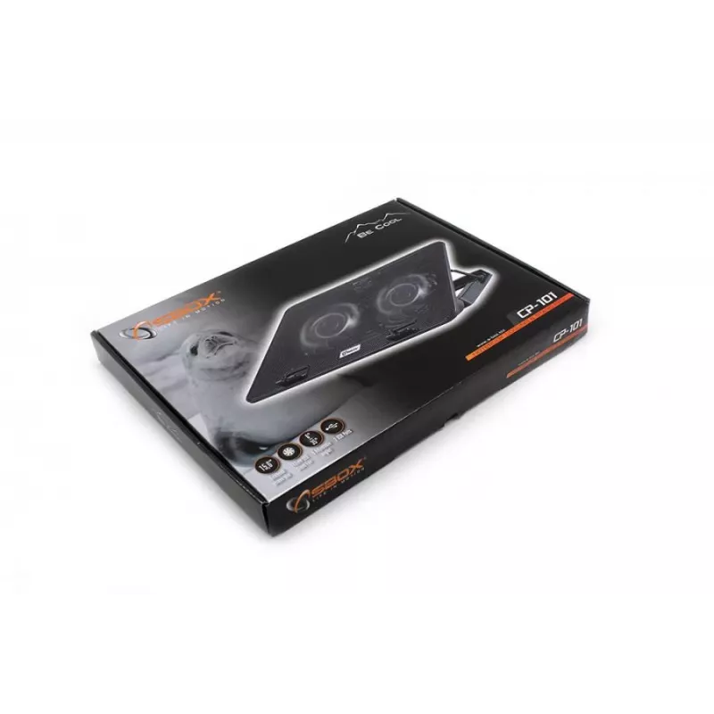 Base refrigeradora Sbox CP-101 para portátiles de 15,6 inch