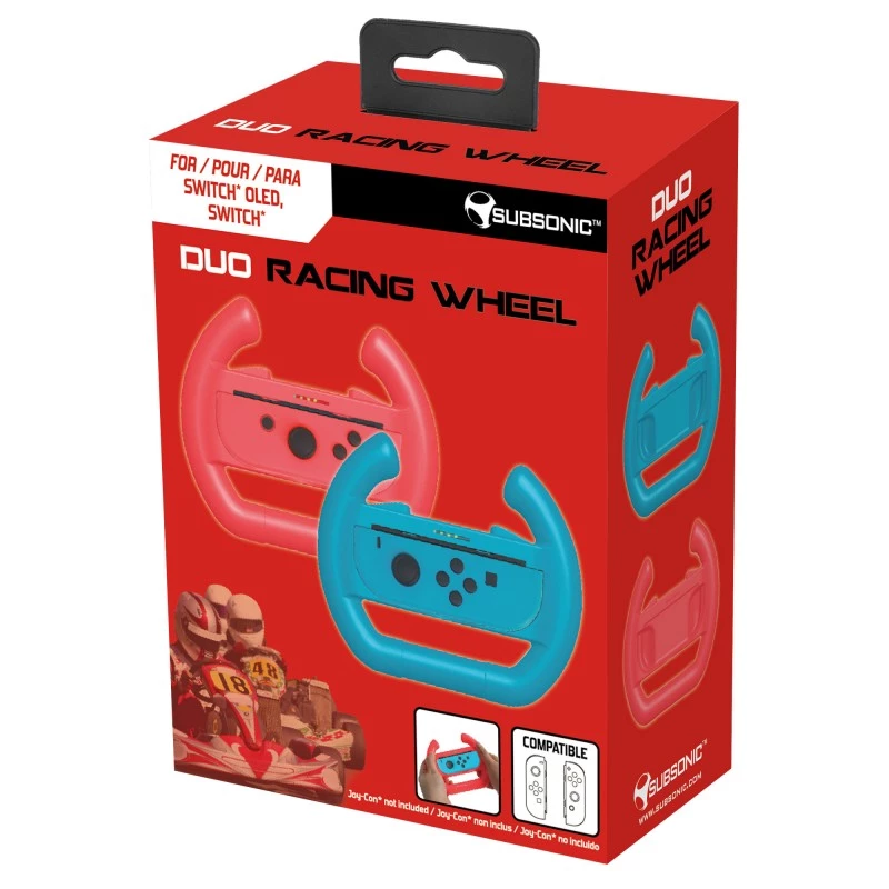 Subsonic Superdrive Volante para Nintendo Switch Joy-Con, pack de 2 (SA5597)