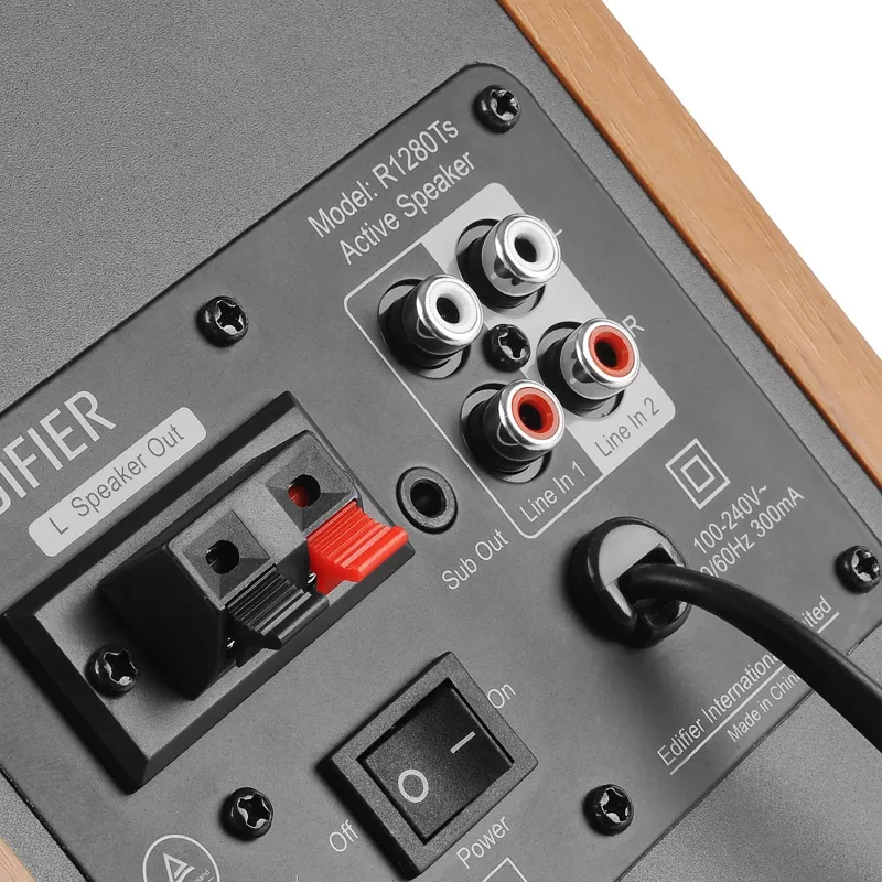 Edifier Studio R1280Ts 2.0 madera/plata retail