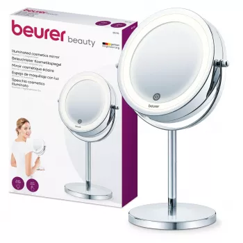 Espejo de maquillaje Beurer BS 55 independiente redondo cromado