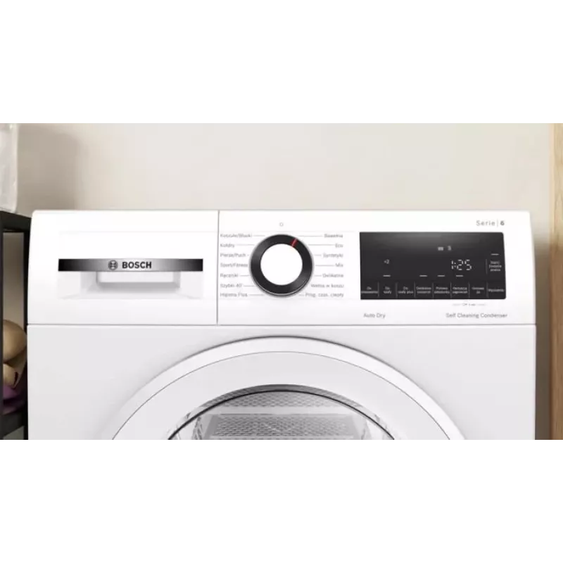 Secadora Bosch WQG145APPL 9 kg bomba de calor, 14 programas, indicador LED, blanca
