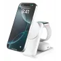 Cargador de interior Belkin UltraCharge 25W Qi2 Cargador magnético 3 en 1 UE Blanco Cuadrado