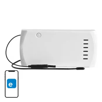 Controlador de ventilador inteligente con cable e inalámbrico Sonoff iFan04-H blanco
