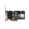 Tarjeta DeLOCK PCI Express x4 4 x RJ45 Gigabit LAN RTL8111 - PCIe - RJ-45 - PCIe 2.0 - plata - PC - Windows 10 - Windows 11 - Windows 8.1 (88618)