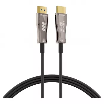 Cable de fibra óptica HDMI AOC Active 4K60Hz EFB Elektronik negro - digital/display/vídeo - 20 m (HDMI-20-00008)