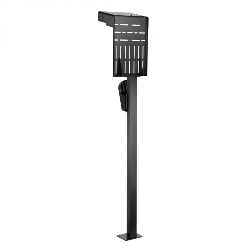 Soporte de exterior para cargadores de coche eléctrico e híbrido enchufable Maclean, acero, 15 kg máx., MCE456