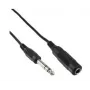 Microconnect AUDNU5 Cable de audio 5 m 6,35 mm Negro