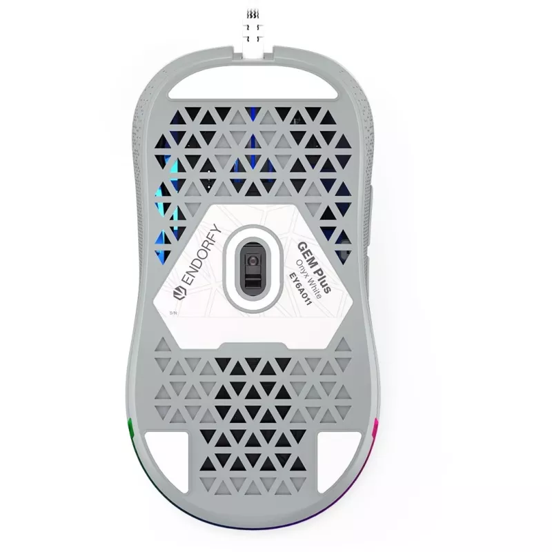 Ratón gaming ENDORFY GEM Plus Onyx Blanco diestro USB Type-C óptico 19000 DPI
