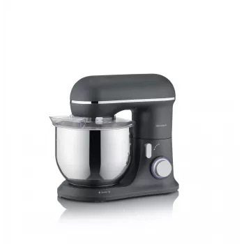 Robot de cocina SEVERIN KM 3899 — 1200 W, bol de acero inoxidable de 5,3 l, negro