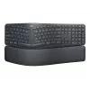 Logitech ERGO K860 - Teclado - Inalámbrico - 2,4 GHz, Bluetooth 5.0 - QWERTY - Español - Grafito