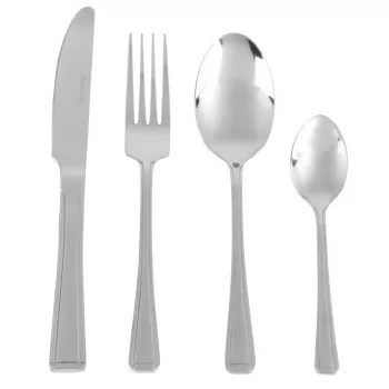 Set de cubiertos Salter BW031402EU7 – 24 piezas, acero inoxidable, apto para lavavajillas