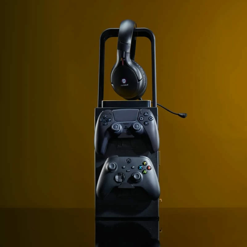 Numskull Games Estuche de juegos oficial Hogwarts Legacy, soporte para discos de juegos, Xbox, Negro, con cable